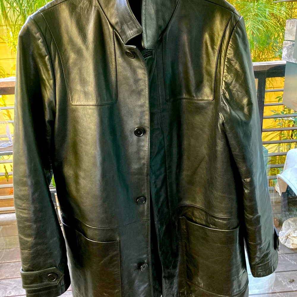 Coach Men’s leather coat